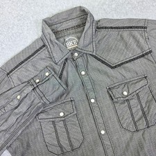 BKE Camicia Uomo Media Western
