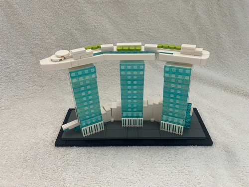 Lego architecture marina bay - marina,