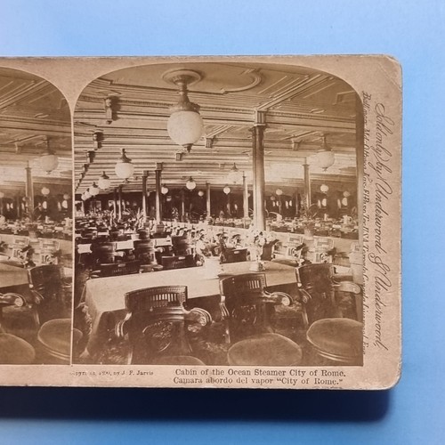 Shipping liner stereoview - liner, 3d