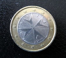 Moneta da 1 euro Malta 2008 -