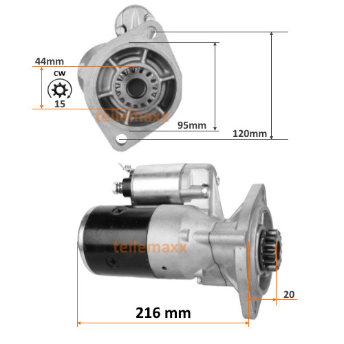 Motorino avviamento per - di,