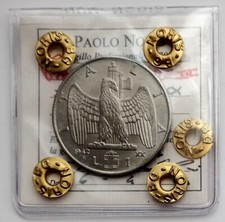 UNA LIRA 1942 IMPERO PERIZIATA FDC DA NORIS PAOLO!