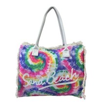 Borsa Da Mare Estiva Spiaggia Moda Estate Multicolor Chiusura Con Bottone