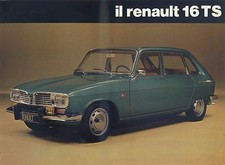 BROCHURE DEPLIANT RENAULT 16