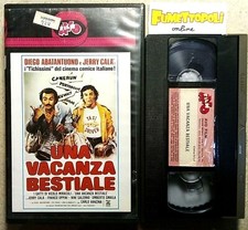 UNA VACANZA BESTIALE VHS 1^ edizione Avo Film D. Abatantuono J. Calà BUONO STATO