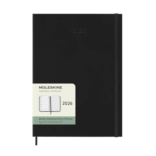 Agenda sett moleskine nera - agenda,