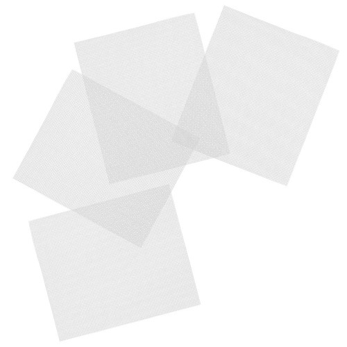 Pezzi plastica mesh - 4, canvas
