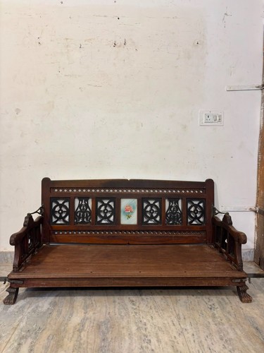 Panca divano letto vintage - , in