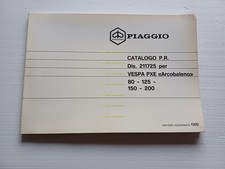 Piaggio Vespa PXE 125 150 200 Arcobaleno 1989 catalogo ricambi originale