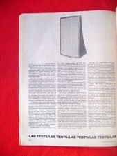 Acoustat X loudspeaker test