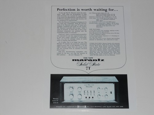 Pubblicità marantz 1966 1 - pubblicità, 1966,