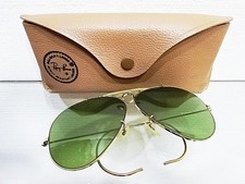 Fuori Produzione Anni 70 Buone Condizioni 3 Middle Green B L Shooter Nawate Ray Ban USA Ba