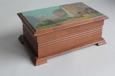 Scatola di legno dipinto