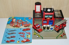 Lego 6385 Caserma dei Pompieri firec001 firec018 hor007 Classic Town anno 1985