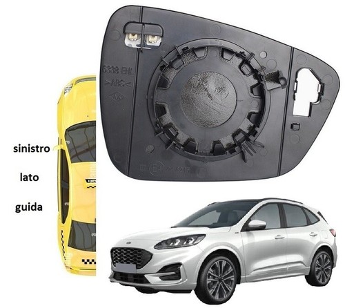 Piastra specchio retrovisore - specchio,