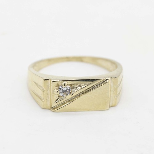 Anello rettangolare lucido - anello, per