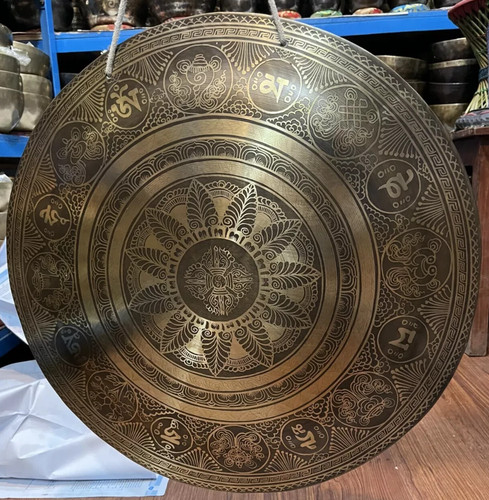 Autentico gong tibetano fatto - autentico,