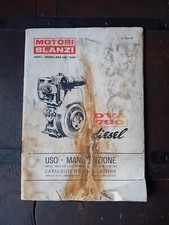 SLANZI MOTOREN MOTORE DVA 790  MANUALE USO MANUTENZIONE CATALOGO RICAMBI '74