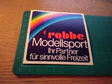 ADESIVO STICKER VINTAGE KLEBER ROBBE MODELLSPORT IHR PARTNER  