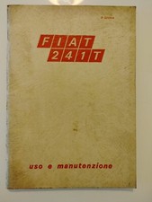 Manuale fiat 241t uso - 241t,