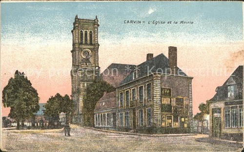 Carvin eglise mairie - et,
