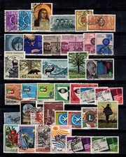 Italia 1966-68 Sass. 1029-66 Usato 100% Personalità,Europa Unita,Flora,Fauna