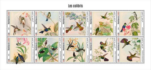 Francobolli colibrì colibri - francobolli,