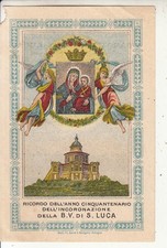 Santino MADONNA DI S.LUCA BOLOGNA offerta 10 cent. incoronazione