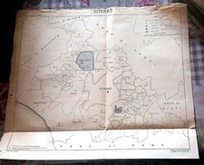 38X43 CIRCA CARTINA VITERBO E