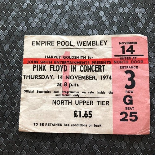 Pink floyd ticket empire - pink,