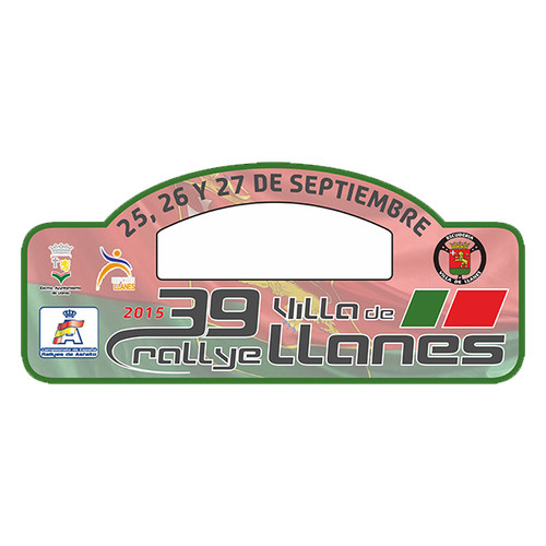 Adesivo placca rallye - adesivo,