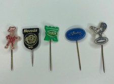 E Lotto Vintage Pubblicità Cappello Stick Spilla FLIPJE Neveda WOI Robur Ardy Zeeuws Meisje