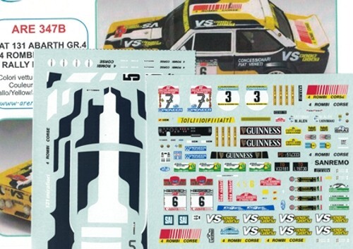 Decal fiat 131 abarth - decal,