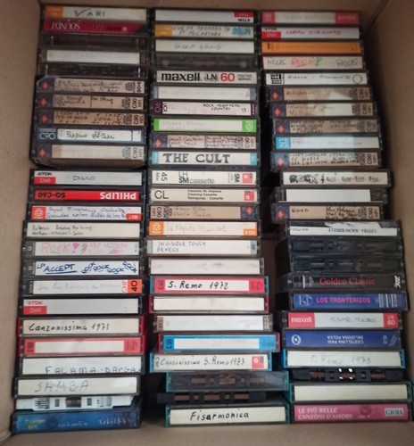 Lotto musicassette registrate - lotto,