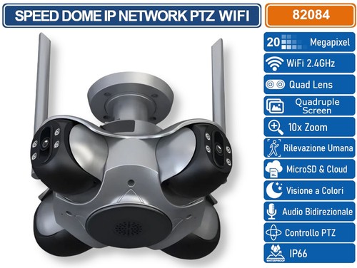 Telecamera wifi esterno 10k - wifi,