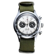 Orologio Militare Cronografo Aviazione Cinese 1963 Panda Homage Vintage