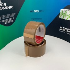 12 ROTOLI NASTRO ADESIVO SCOTCH 50 X 66  AVANA MARRONE KRAFT IMBALLAGGIO