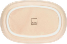 Piattino Con Quadrifoglio in Porcellana, Cipria