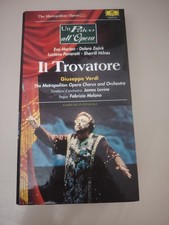 VHS g. verdi IL TROVATORE un palco all'opera 1995 FABBRI VIDEO