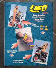 ADVERTISING PUBBLICITA' UFO PLAST RICAMBI IN PLASTICA ABBIGLIAMENTO JUMP SCOOTER