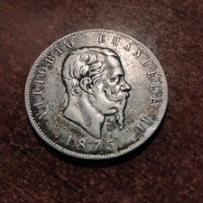 VITTORIO EMANUELE II - 5 Lire