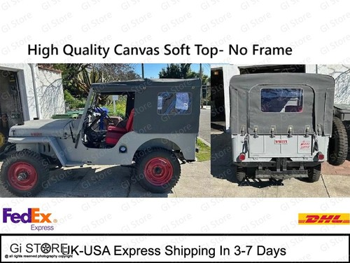 Top tela per jeep willys - in,