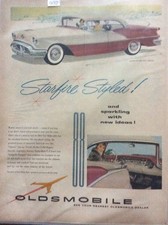 pubblicità metà secolo LIFE POST pubblicità 932 OLDSMOBILE auto d'epoca