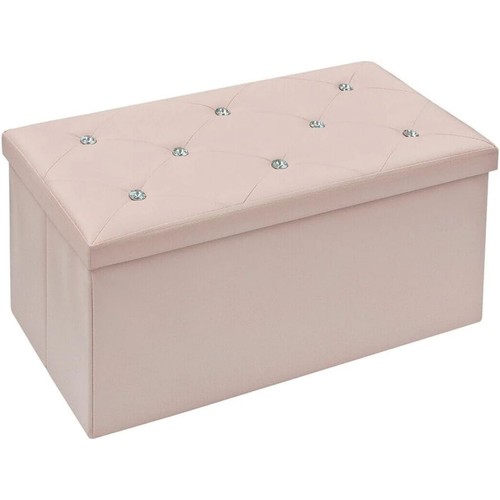 Pouf contenitore ecopelle - contenitore,