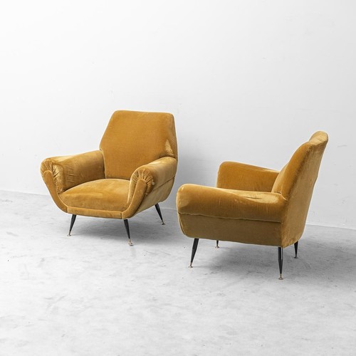 Coppia poltrone velluto - coppia, di