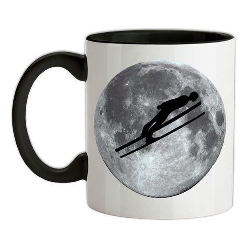 Sci salto luna - sci, tazza