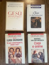 LOTTO DI 4 LIBRI-LUIGI GIUSSANI-VAN DER MEERSCH -LIBRI SPIRITO CRISTIANO-RIZZOLI