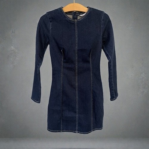 Zara mini abito donna denim - zara,