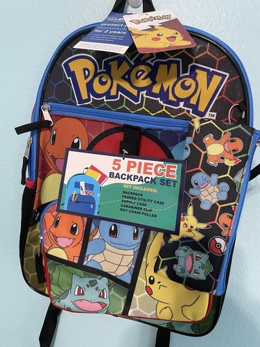 Pokemon backpack piece set - piece,