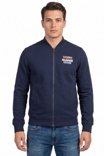 Tommy hilfiger felpa uomo - felpa, blu